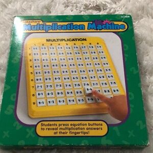 Multiplication Machine - Yellow Educational Toy- Lakeshore Learning